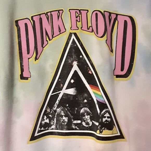 Pink Floyd Dark Side Of The Moon Mens S Crewneck Sweatshirt Tiedye - Picture 1 of 12